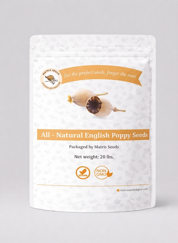 20lbs UK (English) Poppy seeds. Raw, unprocessed, untreated, bulk poppy seeds 