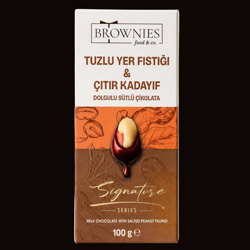 Salted Peanut & Crispy Kadayıf — Milk Chocolate (100g)