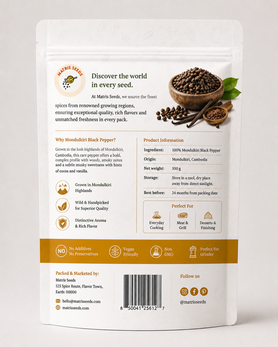 Mondulkiri Black Pepper