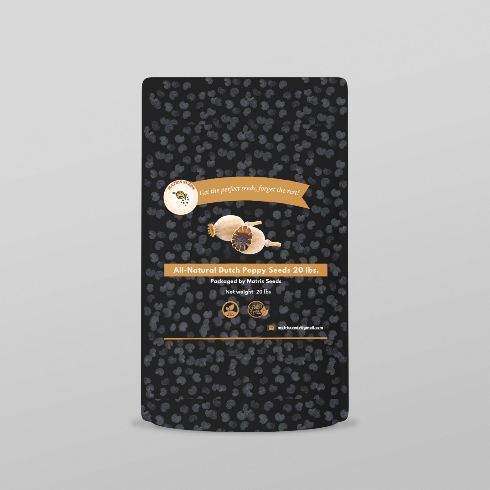 All-Natural Dutch Poppy Seeds 60 lbs ($5.99/lb)
