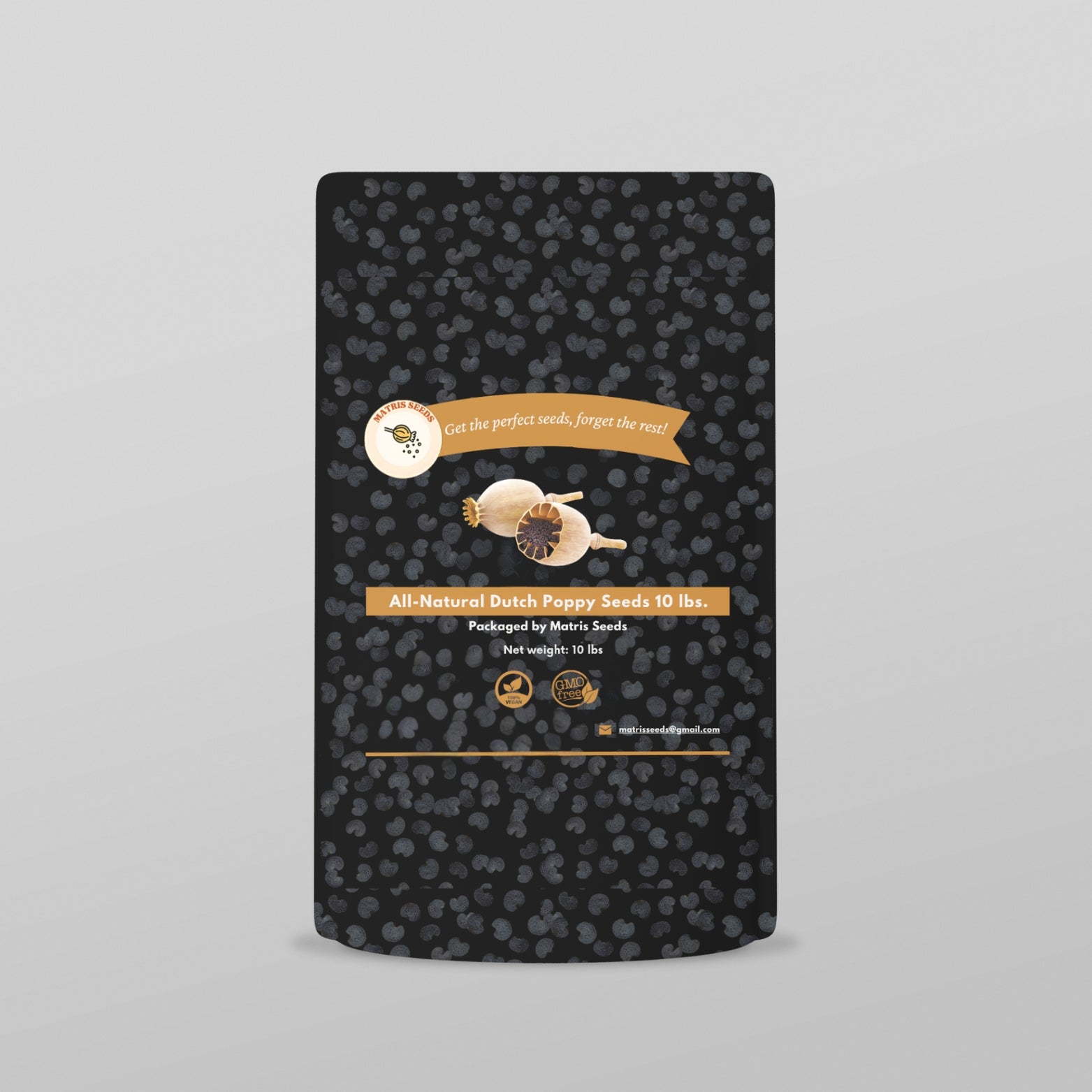 All-Natural Dutch Poppy Seeds 10 lbs ($7.99/lb)